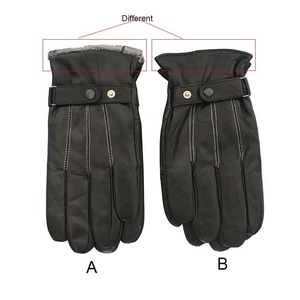 Gants de conduite d'hiver en cuir véritable avec logo personnalisé pour hommes pour le sport et la protection solaire - Product Image 3