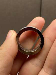 แหวนฮิปฮอปสำหรับแร็ปเปอร์  ปรับแต่งได้สำหรับผู้ชาย/ยูนิเซ็กซ์  เงินแท้ 925  ประดับมอสซาไนต์  ชุบทองคำสีกุหลาบ  ของขวัญแต่งงาน - Product Image 3