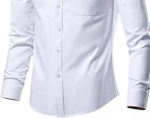 Chemise habillée décontractée pour homme en Spandex/Coton durable, respirante, infroissable, légère, idéale pour l'été – Meilleur style Rose Riviers - Product Image 6