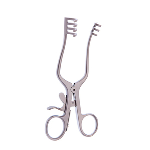 Écarteur chirurgical auto-serrant de qualité supérieure, à pointes émoussées 3x4, 14 cm, en acier inoxydable, pour la rétraction tissulaire et la chirurgie - Product Image 3