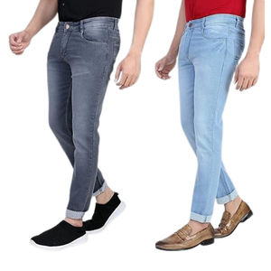 Pantalones Vaqueros de Algodón 100% Personalizados, de Color Sólido, de la Mejor Calidad, con el Último Diseño, al por Mayor, Personalizables en Color, Talla y Estilo, Pantalones Vaqueros para Hombre - Product Image 4