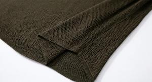 Men's Olive <b>Green</b> Striped Knitted Sleeveless <b>Tank</b> <b>Top</b> O-Neck Solid Casual Breathable Polyester Muscle Fit - Product Image 5