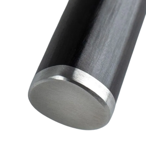 Cuchillo para carne de 4.75 pulgadas, hoja afilada de acero de Damasco con mango de madera Pakkawood negra para cortar carne de res, filetes y cenas. - Product Image 4