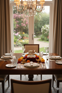 Artículos decorativos y de regalo: Pequeña vaca Kamdhenu con ternero, en plata pulida, para decoración del hogar, oficina y como recuerdo de boda. - Product Image 4