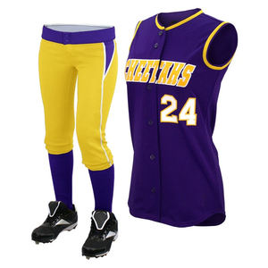 Maillot de baseball personnalisé en polyester de haute qualité pour hommes, style vintage, broderie en maille, sublimation, vente en gros pour équipes et jeunes - Product Image 4