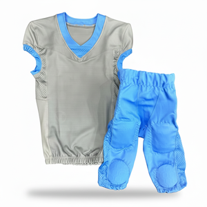 Uniforme de football américain pour adultes, manches courtes, tissu extensible respirant, vêtements de sport d'équipe personnalisés, professionnel - Product Image 1