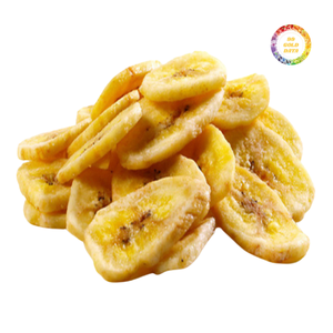 Chips de Plátano Dulces con Textura Crujiente, Bocadillo de Plátano Deshidratado - Product Image 1