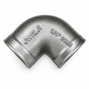 Codo de Acero Inoxidable de 20 mm (3/4 de Pulgada) IC SS304 de Radio Corto con Rosca Hembra para Equipos de Transferencia Química - Product Image 3