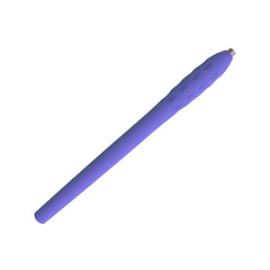 Miroir dentaire en silicone violet avec manche à filetage universel, tige de diagnostic manuelle, prise en main douce et confortable, stérilisable à chaud, Pakistan - Product Image 3
