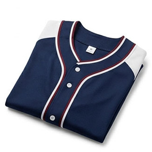 Camiseta de Béisbol para Hombre de Primera Calidad, Moderna y Transpirable, de Poliéster, Manga Corta, con Botones, Ropa Deportiva para Equipos - Product Image 3