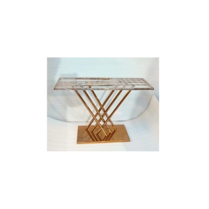 Luxury Modern Round 2-Tier <b>Marble</b> <b>Top</b> Coffee <b>Table</b> With Gold Stainless Steel Frame For Living Room Furniture Decoration - Product Image 2