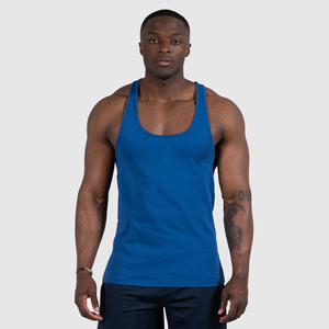 Camiseta sin mangas de fitness para hombre con logo personalizado 2026, la mejor calidad, de poliéster lavado a la piedra, para deportes, culturismo, gimnasio y running. - Product Image 3