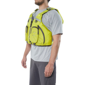 Gilet sportif vert lime pour homme avec bandes réfléchissantes, séchage rapide, style estival - Product Image 5