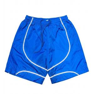 New Trending Custom Logo Blue With Panel Men's Nylon <b>Wind</b> <b>Breaker</b> Shorts Sets For Summer Quick Dry Vintage Set Streetwear Jacket - Product Image 4