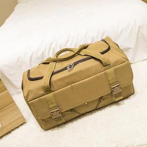 <b>Men</b> Sports Duffle <b>Bag</b> Large Capacity Gym Travel <b>Bag</b> High Quality Canvas Material Customized Logo Printing - Product Image 4