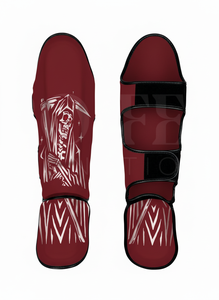 Protège-tibias en cuir véritable de haute qualité pour Muay Thai, Kickboxing, MMA – Équipement de protection pour l'entraînement de boxe - Product Image 3