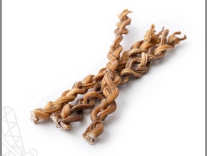 Barras de Hueso de Res Orgánicas Trenzadas de 12 Pulgadas, 100% Naturales, Masticables, Altos en Proteínas, Ricos en Vitaminas, Nutritivos, Hechos a Mano - Product Image 1