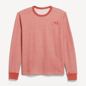 Chemise en tricot gaufré de qualité supérieure, coutures durables, coupe élégante, idéale pour un confort tout au long de l'année. - Product Image 1