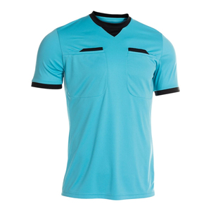 Men's Soccer <b>Referee</b> Jersey Quick Dry Polyester Short Sleeve V Neck Shirt with Chest Pockets for Football Officiating Multiple C - Product Image 6