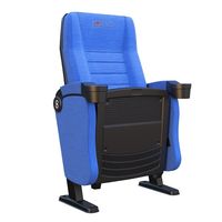 Chaise de cinéma moderne 3D de luxe avec porte-gobelet mobilier de théâtre pliant pour cinémas et salles haut de gamme