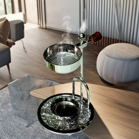 Beau brûleur d'encens en résine de laiton et diffuseur d'aromathérapie pour tenir l'encens et améliorer les arômes