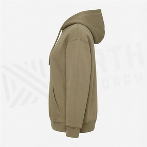 Conjunto de Sudadera con Capucha y Pantalones Cortos de Algodón, Ligeros, de Secado Rápido, Transpirables, con Logotipo Personalizado, Ropa Premium - Product Image 3