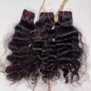 Extensiones de Cabello Humano Indio Virgen 100% Sin Procesar de un Solo Donante, Venta al Por Mayor - Product Image 1