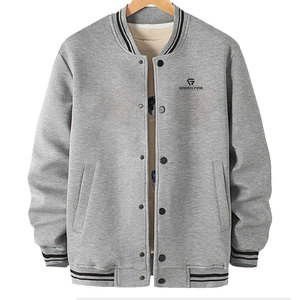 Blouson universitaire homme personnalisé de haute qualité, col montant, logo frontal, respirant, écologique, vente en gros - Meilleures ventes - Product Image 1