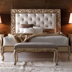 Meubles de chambre à coucher en teck massif Arvessina Premium, ensemble de chambre à coucher en bois artisanal, collection luxueuse, élégante et classique. - Product Image 4
