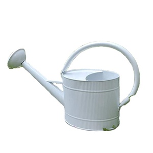 Qualité supérieure blanc enduit outils de jardin durable durable eau peut sécurité santé métal arrosoir prix de gros - Product Image 1