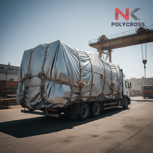 Lámina de PVC Resistente para Cubrir Carga, 100% Impermeable, para Logística y Transporte - Product Image 6