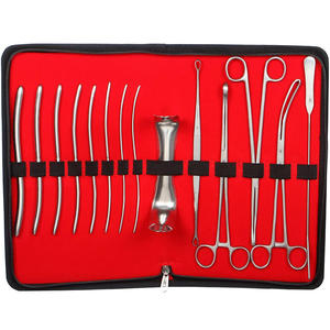 Kit d'instruments chirurgicaux gynécologiques en acier inoxydable de qualité 410, ensemble de 14 pièces, procédures manuelles, norme de sécurité par Grip Surgical - Product Image 5