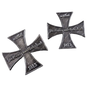 Landwehr Style Cross Pickelhaube-Cinturón para hebilla hecho de material de cobre duradero - Product Image 1