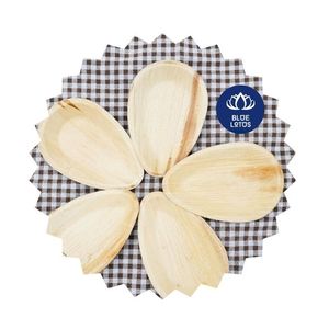 Plato de Hoja de Palma GEM LE, el Más Vendido, para Servir Comida en Barbacoas, Bodas, Cenas y Servicios de Catering en Vietnam - Product Image 1