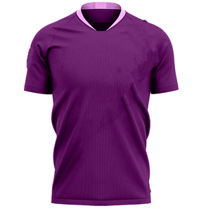 เสื้อฟุตบอลแขนสั้นคอวีสีมารูนสำหรับผู้ชาย ผ้าโพลีเอสเตอร์ซับเหงื่อ ชุดกีฬา ใส่ได้ทุกฤดู ทรงปกติ - Product Image 2