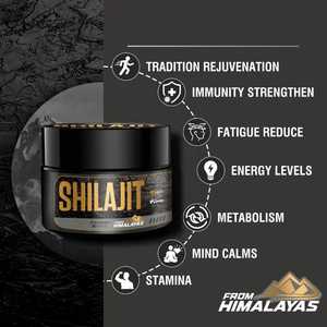 Extracto de hierbas silvestres de resina de Shilajit del Himalaya pura 100% con suplemento de ácido fúlvico y minerales - Product Image 3
