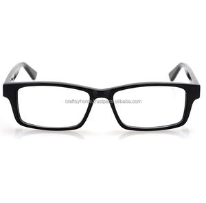 กรอบแว่นตาบัฟฟาโลฮอร์นใส่ได้ทั้งชายและหญิง,กรอบแว่นตากรอบแว่นตาสไตล์วินเทจสีดำจากประเทศอิตาลี - Product Image 2