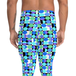 Leggings de compression pour hommes 100% haute qualité, taille haute, respirants, sans coutures, en Spandex/Nylon, motif léopard, pour le sport et l'entraînement - Product Image 4