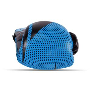 Gants d'entraînement de boxe en PU bleu avec fermeture Velcro pour adultes, arts martiaux, sports - Product Image 3