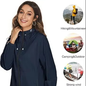 Wholesale Designer <b>Men</b> <b>Long</b> Winter Outdoor Windbreaker <b>Jacket</b> Stand Collar Vintage Style Eco-Friendly Breathable Front - Product Image 1