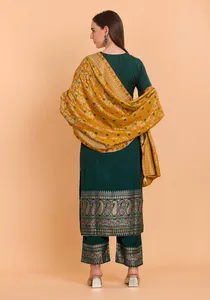 Safaa - Vente en gros de vêtements ethniques indiens, ensemble de kurti en viscose tissée, tenue de fête traditionnelle pour femmes, matière pour robe, costumes pakistanais - Product Image 4