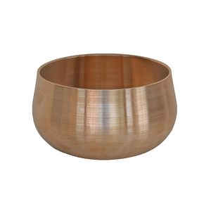 Bol à riz moyen en bronze Kansa fait main, idéal pour servir des Biryani, des Ramen, des nouilles, des macaronis, des spaghettis et des pâtes sur la table. - Product Image 1