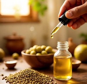 Aceite Portador de Semillas de Amla 100% Puro y Natural, Prensado en Frío, Grado Cosmético, Reparación Natural, Antienvejecimiento, Himveda - Product Image 3