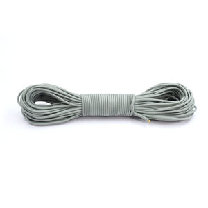 Gray 4mm Paracord <b>Rope</b> 550 Type Nylon Utility Cord for Camping, Survival, Craft and DIY Use - Product Image 2