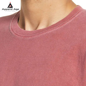 เสื้อยืดสตรีทแวร์ผ้าใส่สบายทรงโอเวอร์ไซส์ ทรงหลวม ผ้าฝ้าย 100% สกรีนโลโก้ตามสั่ง เสื้อยืดผู้ชาย - Product Image 5