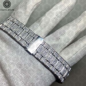 Reloj de Moda de Lujo para Mujer Charm Jewells, Caja de Acero Inoxidable, Bisel con Diamantes, Movimiento de Cuarzo Analógico, Esfera de 38 mm - Product Image 5
