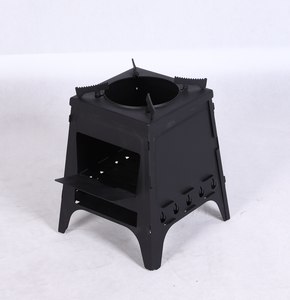 Réchaud de camping portable en acier au carbone, pliable, pour cuisson en plein air, réchaud de <span class=keywords><strong>bushcraft</strong></span> - Product Image 2