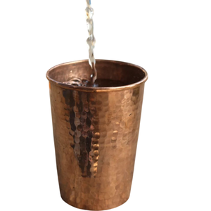 Verre à whisky élégant en cuivre massif résistant à la chaleur pour fêtes, bars, cocktails, bière et eau - Product Image 5
