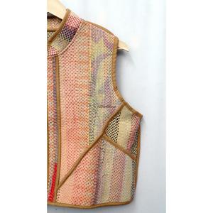 100% Cotton Kantha Quilted Breathable Vintage Floral Waistcoat <b>Women</b> Handmade Unique Spring Autumn Winter <b>Sleeveless</b> Vest - Product Image 5