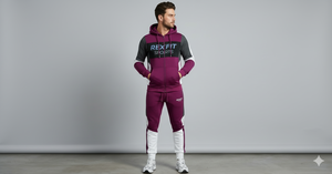 Chándal Personalizado para Hombre, Estilo Desgastado, Tejido Grueso, Alta Calidad, 100% Algodón, Ecológico, Secado Rápido, Transpirable, Diseño para Adultos - Product Image 6